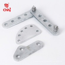 QY PQ Range of Hot-Dip Galvanized Steel Yoke Plate For Line Hardware